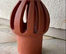 Terracotta chimney cap lid