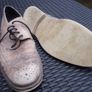 Kenneth Cole mens off white leather shoes Image 2