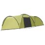 Camping Igloo Tent 650x240x190cm 8 Person Green Image 5