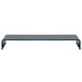 TV Stand/Monitor Riser Glass Black 100x30x13 cm Image 6