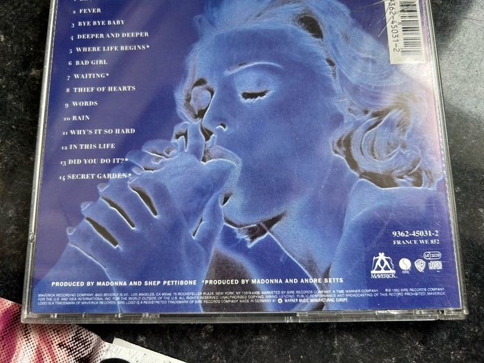 Madonna Erotica    CD