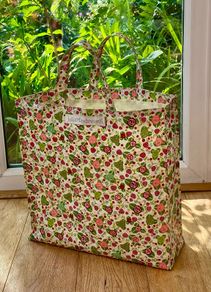 PVC Floral shopper bag