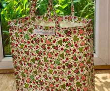 PVC Floral shopper bag