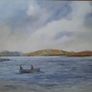 Watercolour by Captain J. D. Guille 'Rialisk Island, Lough Mask Image 2