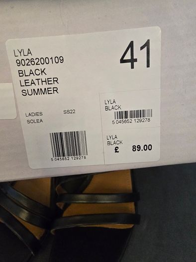 BNIB Genuine Leather Ladies Sandals