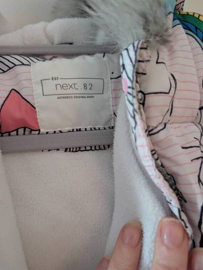 Next Baby Girl Snowsuit/Pramsuit, Rainbow Animal Print