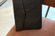tablet pouch black leather