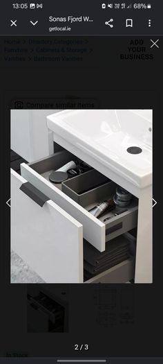 Vanity units