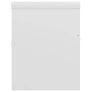 Sink Cabinet with Built-in Basin High Gloss White Chipboard Image 9