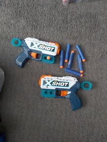 X shot guns and bullets
