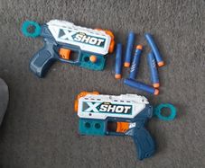X shot guns and bullets