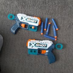 X shot guns and bullets