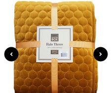 Scatter Box Halo Throw Orange