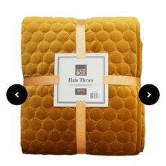 Scatter Box Halo Throw Orange