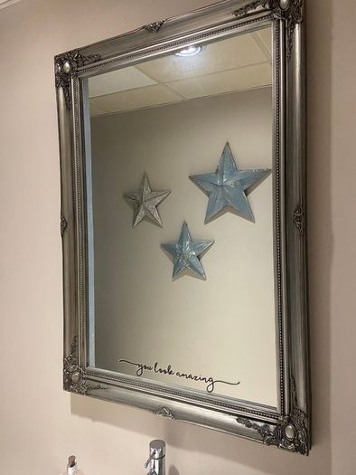 Silver Baroque Style Mirror