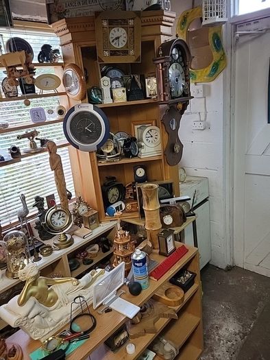 Clock wall type large
