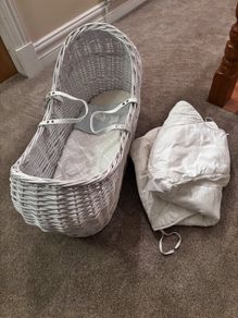 Mamas & Papas Wicker Pod Moses Basket