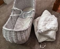 Mamas & Papas Wicker Pod Moses Basket