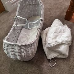 Mamas & Papas Wicker Pod Moses Basket