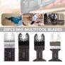 NEW 20 Pcs Mix Oscillating Saw Blades, Professional Wood/Metal Universal Multitool Quick Release Saw Blades Fit Fein Multimaster, Ryobi, Milwaukee Image 4