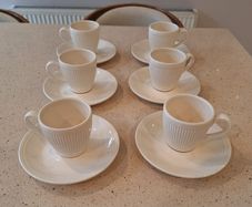 Wedgwood Windsor coffee cups and saucers