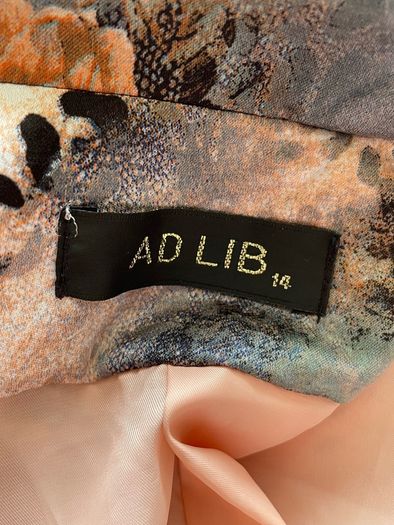 AD LIB ladies floral lightweight blazer size 14 - New