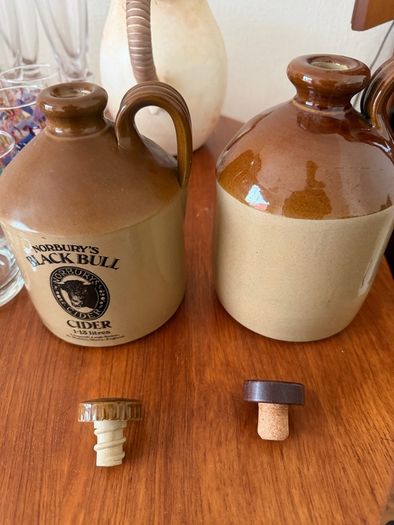 Vintage Decorative Cider Jugs