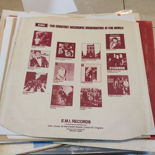 LP record vinyl sleeves and inners