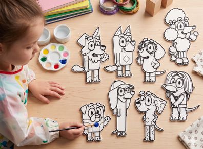 Creative Painting Kit: 8 3D Figures In Bio PLA (Washable & Decorative)