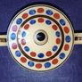 Rare Find.  Wedgwood Millie Taplin Art Deco hand painted  footed sugar bowl with lid Image 5
