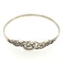 Vintage 925 Sterling Silver Kit Heath Designer Celtic Knot Bangle Image 3