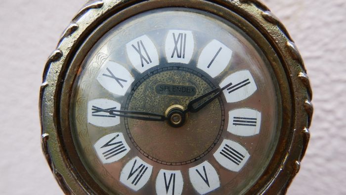 Vintage West German Splendex Working Mantel Clock