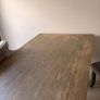 Solid wood table with dining chairs Image 2