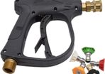 High Pressure Washer Gun with 5Pcs Spray Nozzles, 4350 PSI 1/4