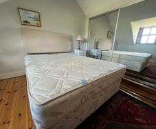 Double bed with mattress