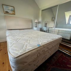 Double bed with mattress