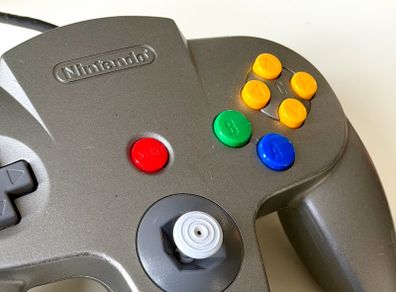 Nintendo N64 Dark Grey Controller