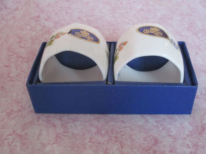 Aynsley Fine English Bone China - Napkin Ring Holders