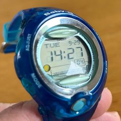 Casio BabyG Vintage Translucent Blue Digital Watch Module 2477  New Battery