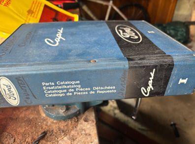 Ford capri mk1 official parts catalogs( two)