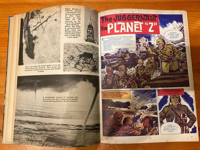 Comic: 'Hurricane' annual 1968