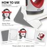 BRAND NEW EU US Stock Mini Portable Heat Press Machine Sublimation Digital Transfer Printing A3/A4 for T-shirts Transfer and Ironing Image 10