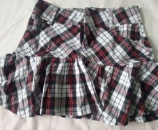 Plaided skirt