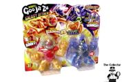 Heroes of Goo Jit Zu 2 Pack Galaxy Attack Cosmic Fury Blazagon Vs Terrack Action Figures Battle Pack Figure Brand New Sealed Rare Hard To Find