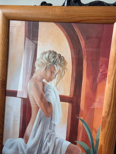 "Tenderness" by Renate Holzner Large Framed print