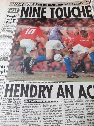 Vintage newspapers from 1994