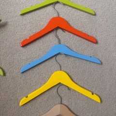 51 x wooden kids hangers