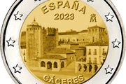 Spain 2 Euro Commemorative Coin 2023 - Caceres. Uncirculated.