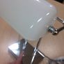 White Bankers Table Lamp Image 9