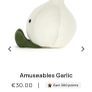 New JELLYCAT Amuseables Garlic Image 2